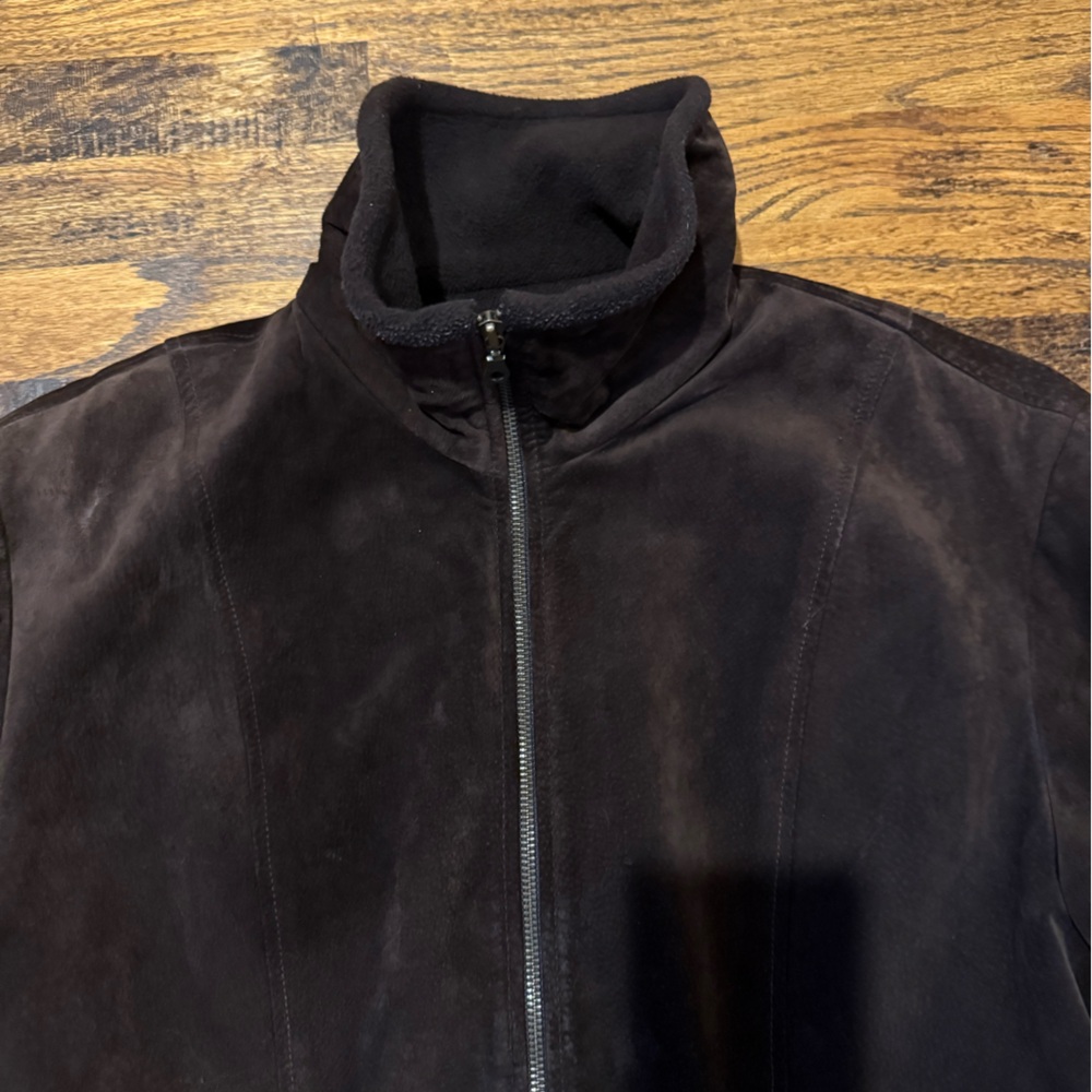 Vintage Ann Taylor Suede Cropped Jacket - Picture 4 of 7
